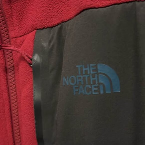 The North Face Men's Red Chimborazo Full-Zip Sherpa Lined Fleece Jacket, Size XL - Picture 2 of 6